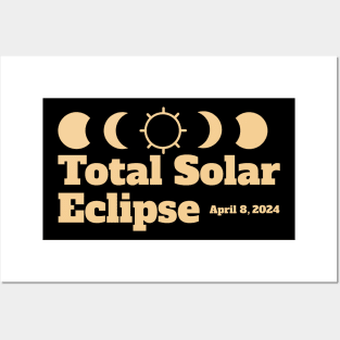 Total Solar Eclipse 2024 Posters and Art